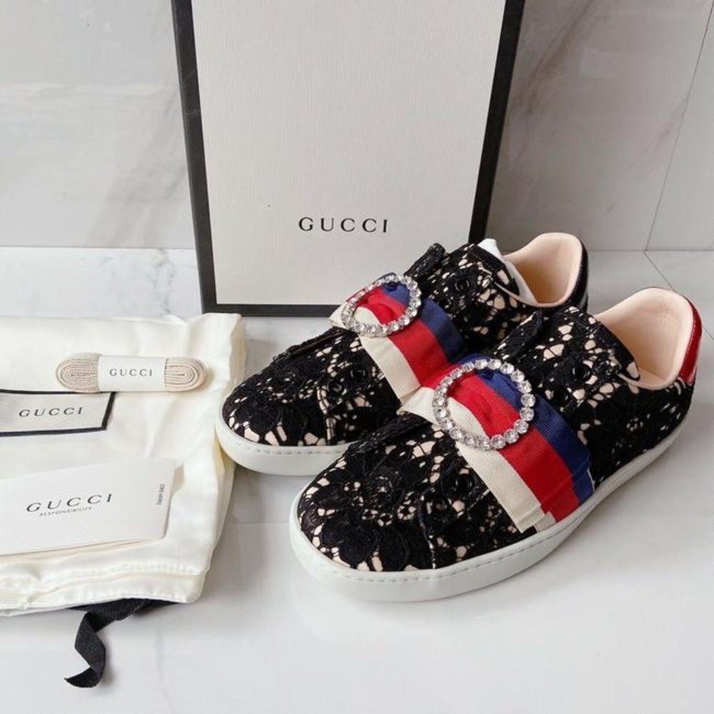 Gucci-ace-lace-sneakers - Picture 5 of 5
